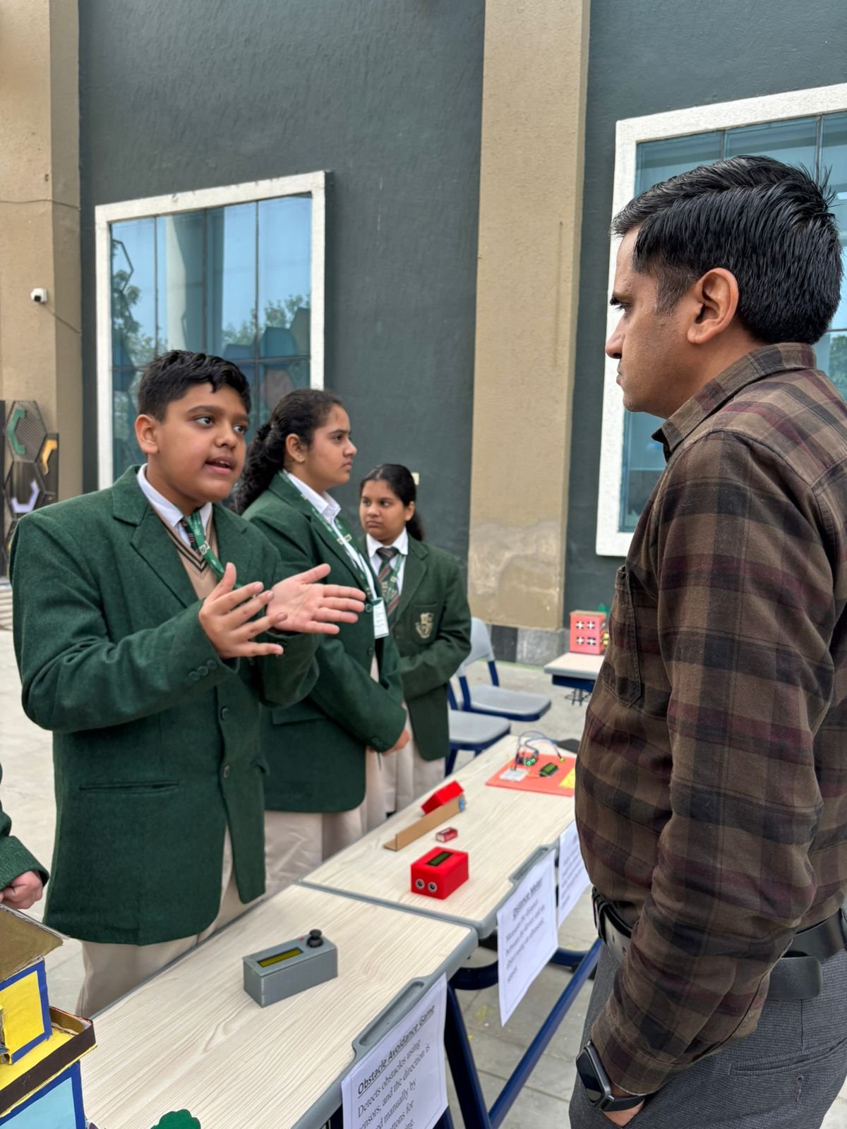 STEMmantra exhibition moment