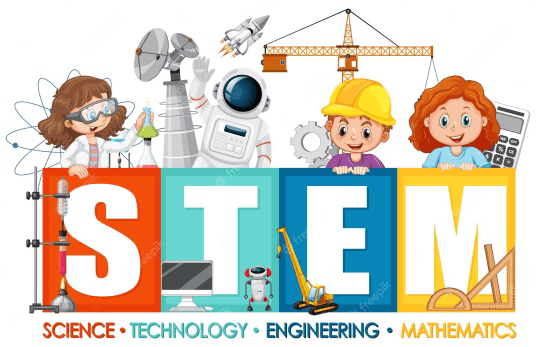 Comprehensive STEM lab environment featuring collaborative learning zones.